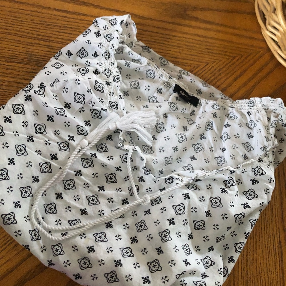 Cotton peasant top